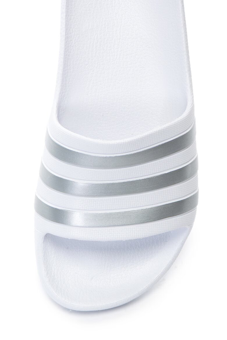 adidas Sportswear Чехли Adilette с ергономична стелка Бял/Сребрист