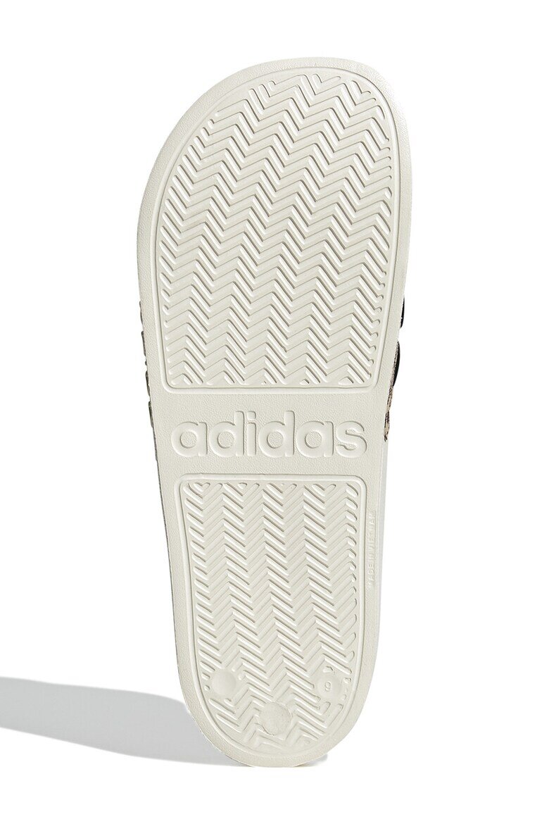 adidas Sportswear Чехли Adilette с принт Слонова кост/Черен/Бежов