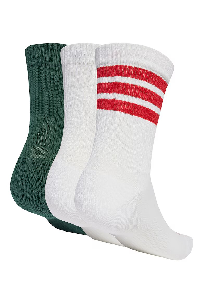 adidas Sportswear Дълги чорапи - 3 чифта Червен/Бял/Зелен