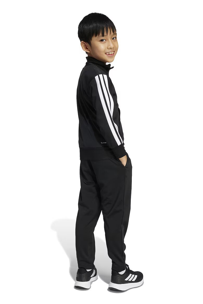 adidas Sportswear Двуцветен спортен екип с цип Бял/Черен