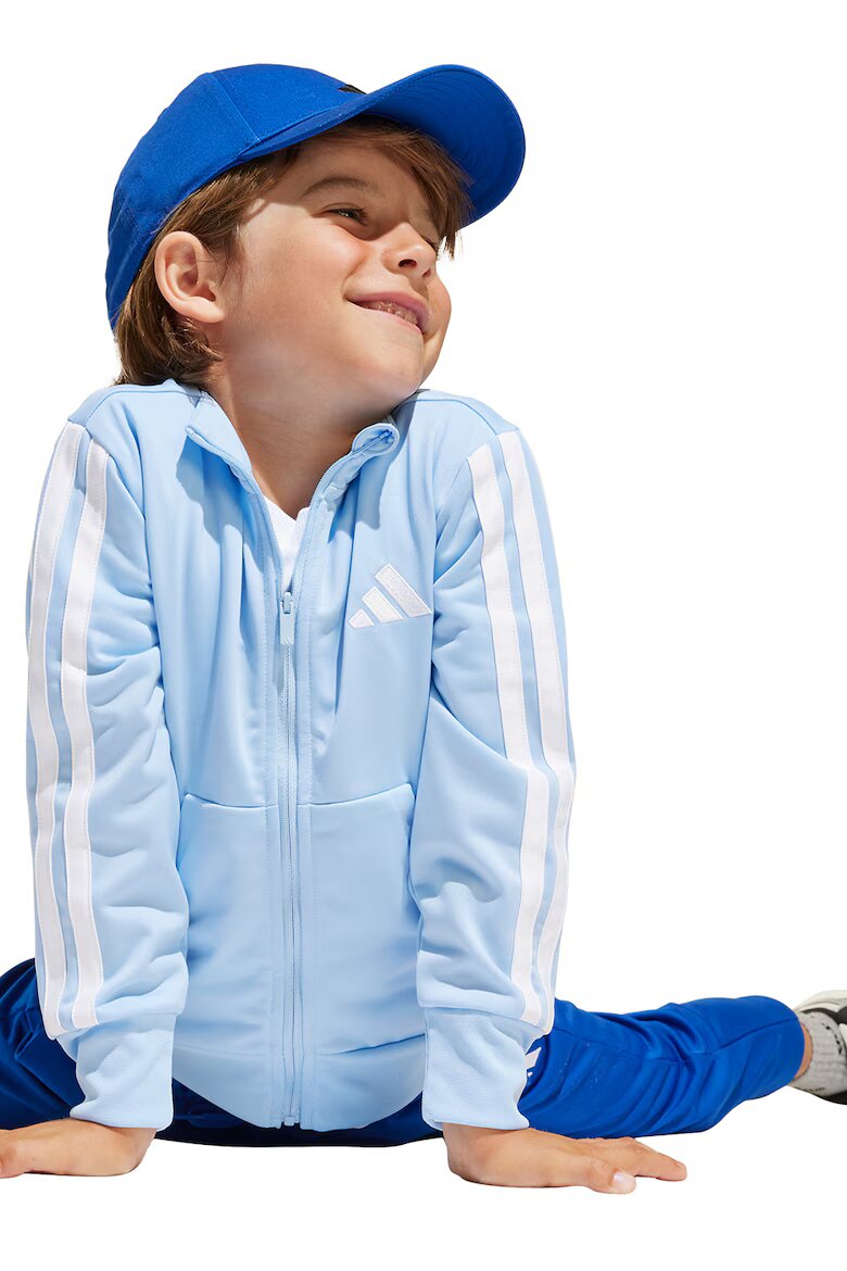 adidas Sportswear Двуцветен спортен екип с цип Пастелносин/Кралско Синьо/Бял