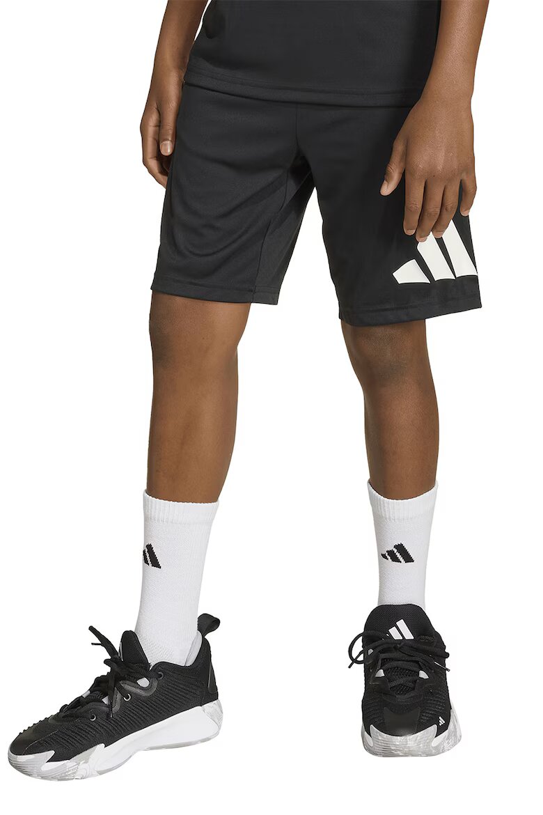 adidas Sportswear Фитнес шорти с връзка Черен