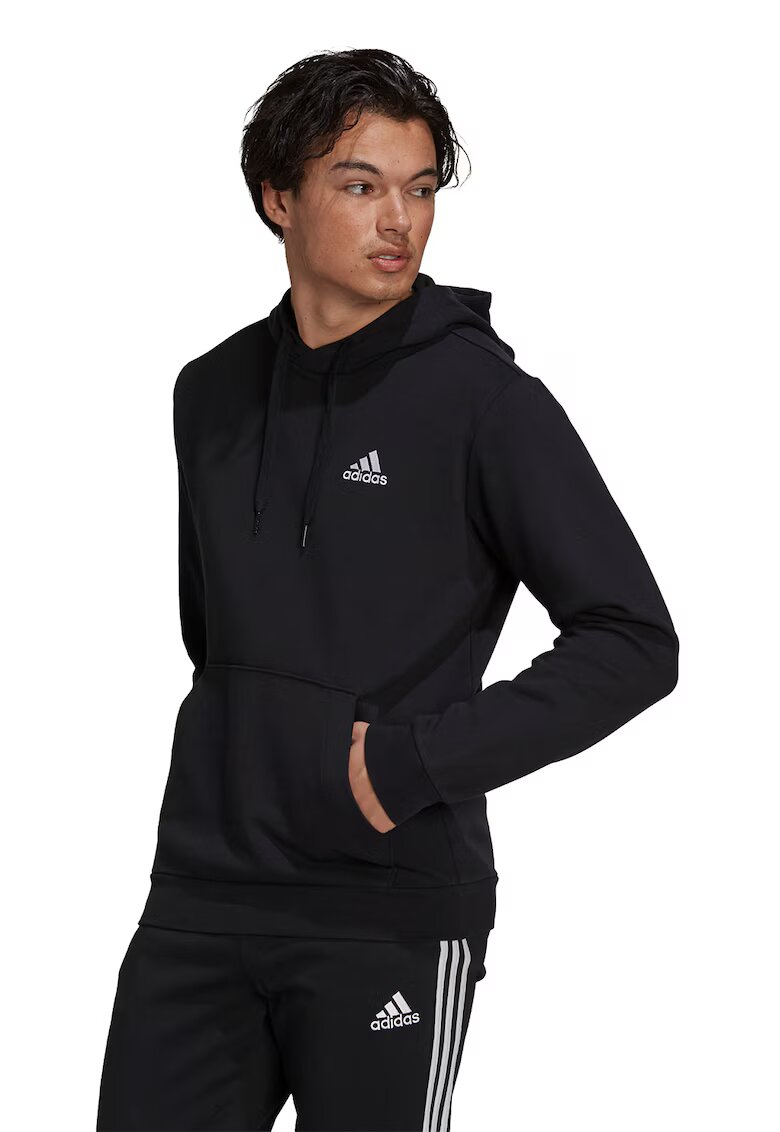 adidas Sportswear Худи Feelcozy с джоб кенгуру - Черен