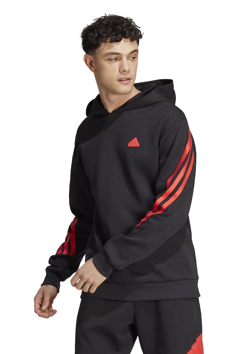 adidas Sportswear Худи Future Icons с десен с лого - Червен/Черен