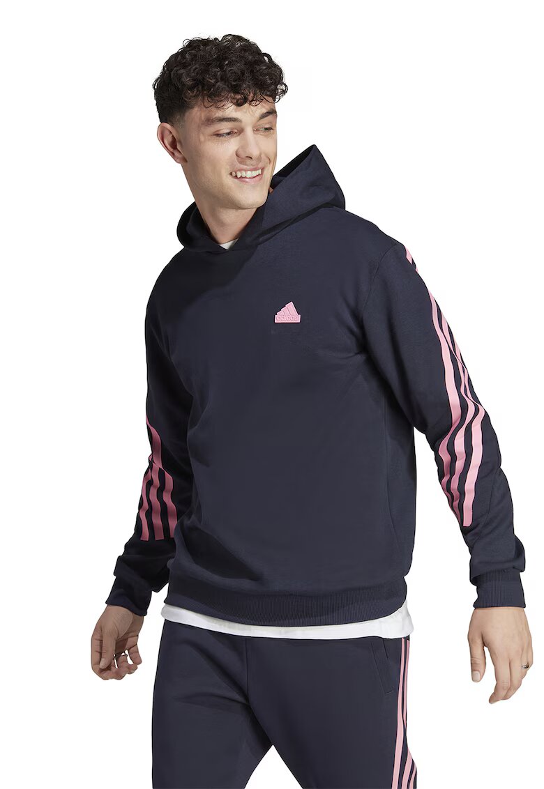 adidas Sportswear Худи Future Icons с десен с лого - Розово/Тъмносин