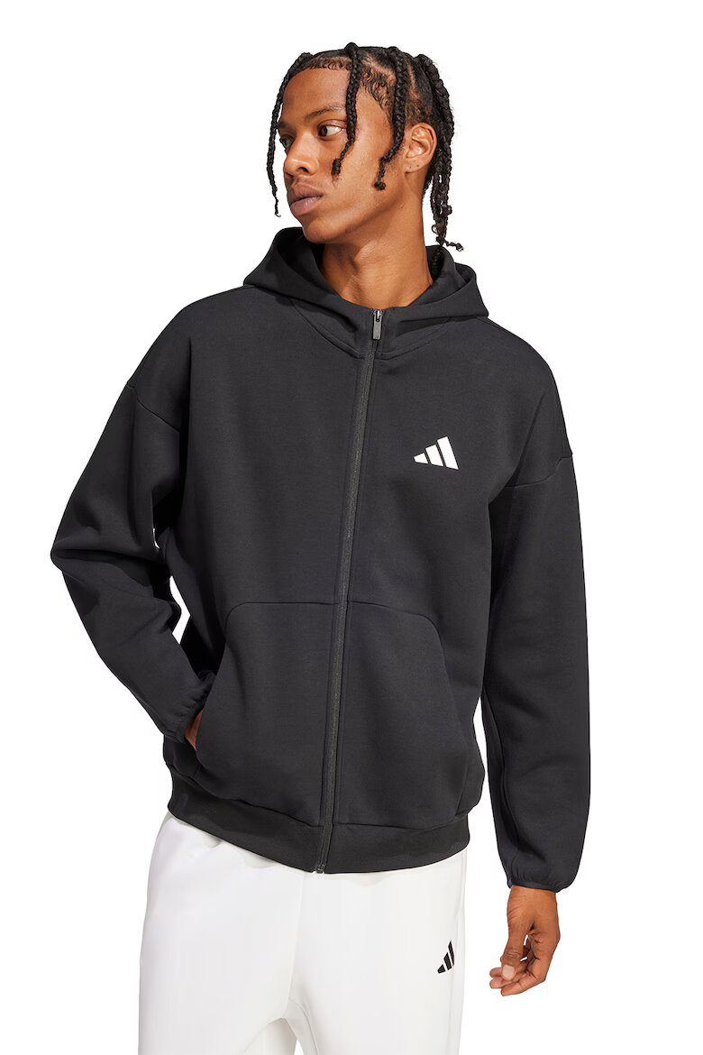 adidas Sportswear Худи Future Icons с цип Черен