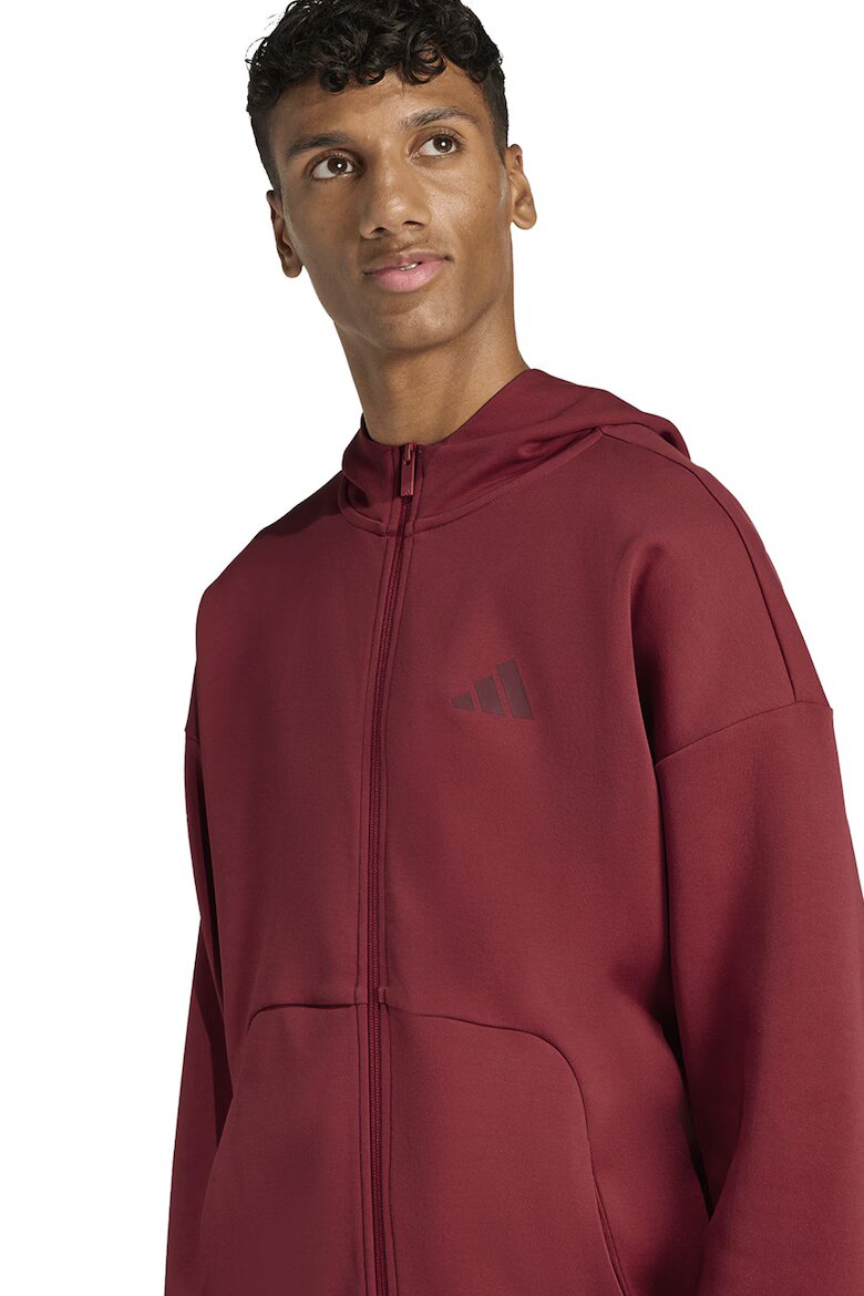 adidas Sportswear Худи Future Icons с цип Тъмночервен