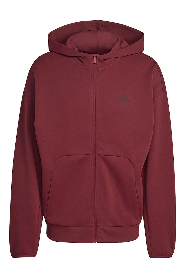 adidas Sportswear Худи Future Icons с цип Тъмночервен