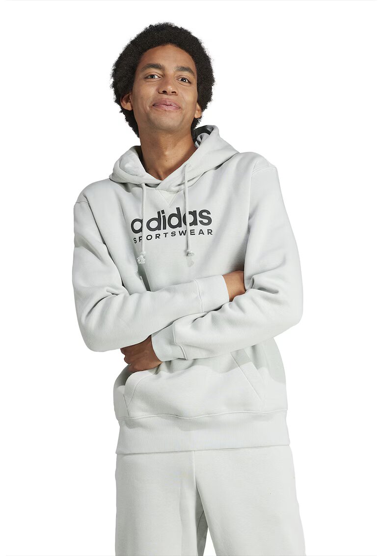 adidas Sportswear Худи с лого и джоб кенгуру