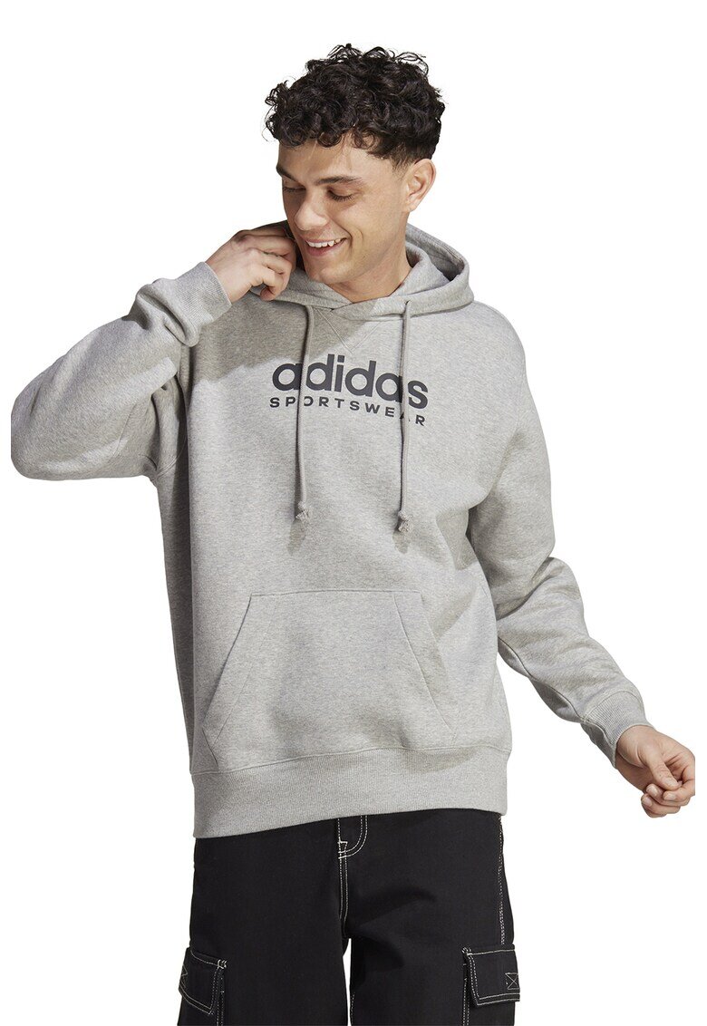 adidas Sportswear Худи с лого и джоб кенгуру