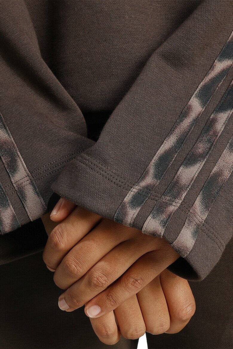 adidas Sportswear Худи с памук с лого Кафяв