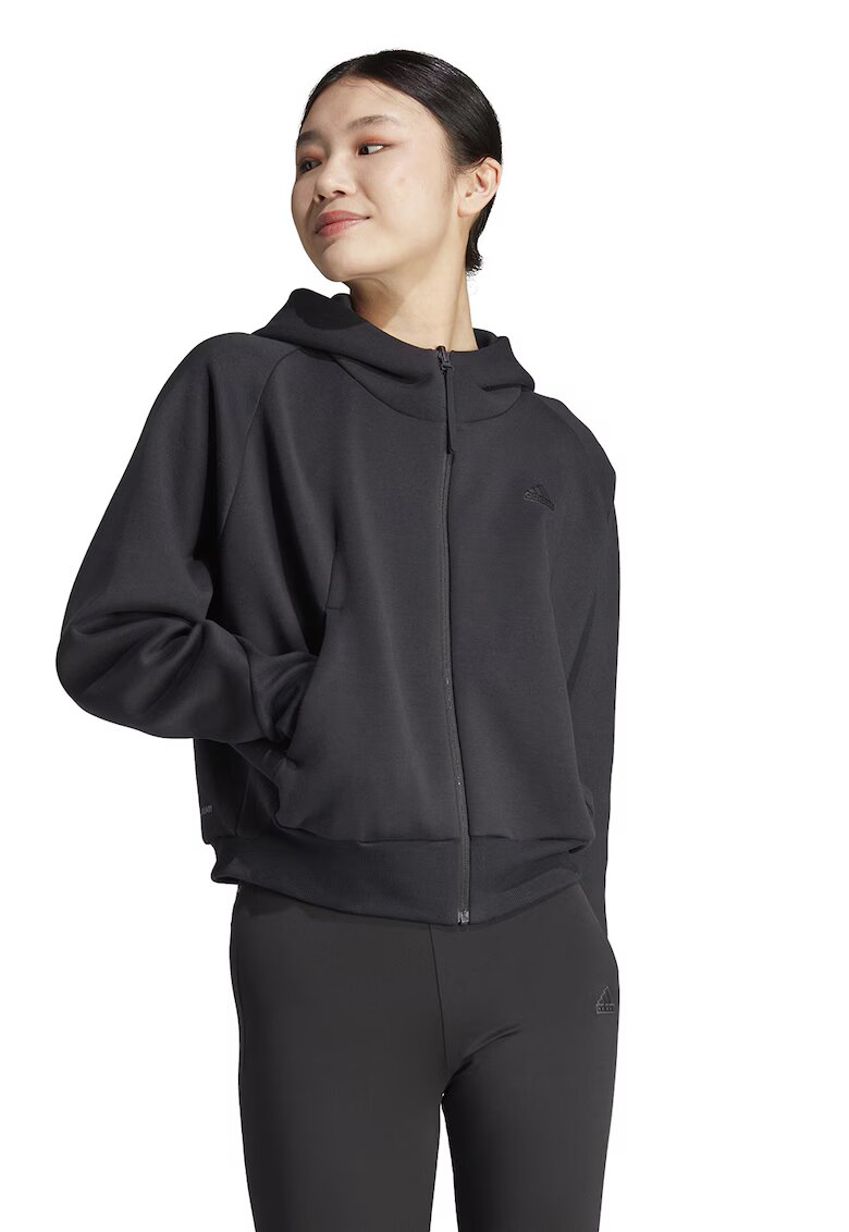 adidas Sportswear Худи с цип и скосени джобове