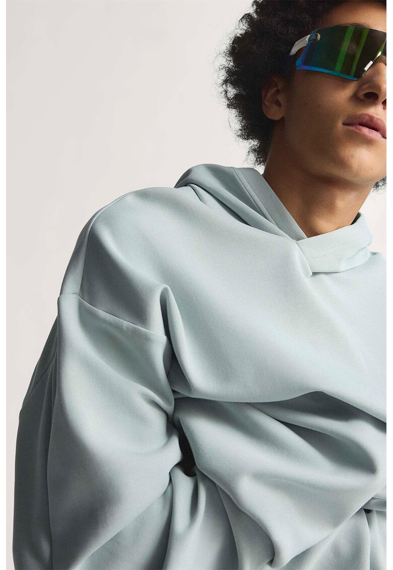 adidas Sportswear Худи Soft Lux с модал - Бледо синьо