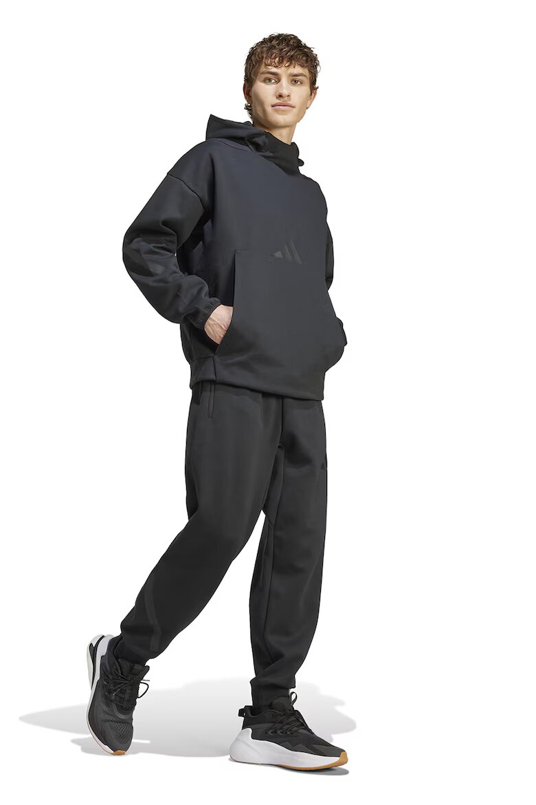 adidas Sportswear Худи Z.N.E. с паднали ръкави Черен