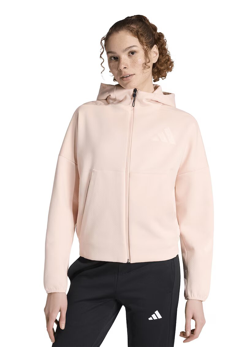 adidas Sportswear Худи Z.N.E. с паднали ръкави и скосени джобове