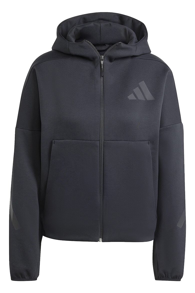 adidas Sportswear Худи Z.N.E. с паднали ръкави и скосени джобове Черен