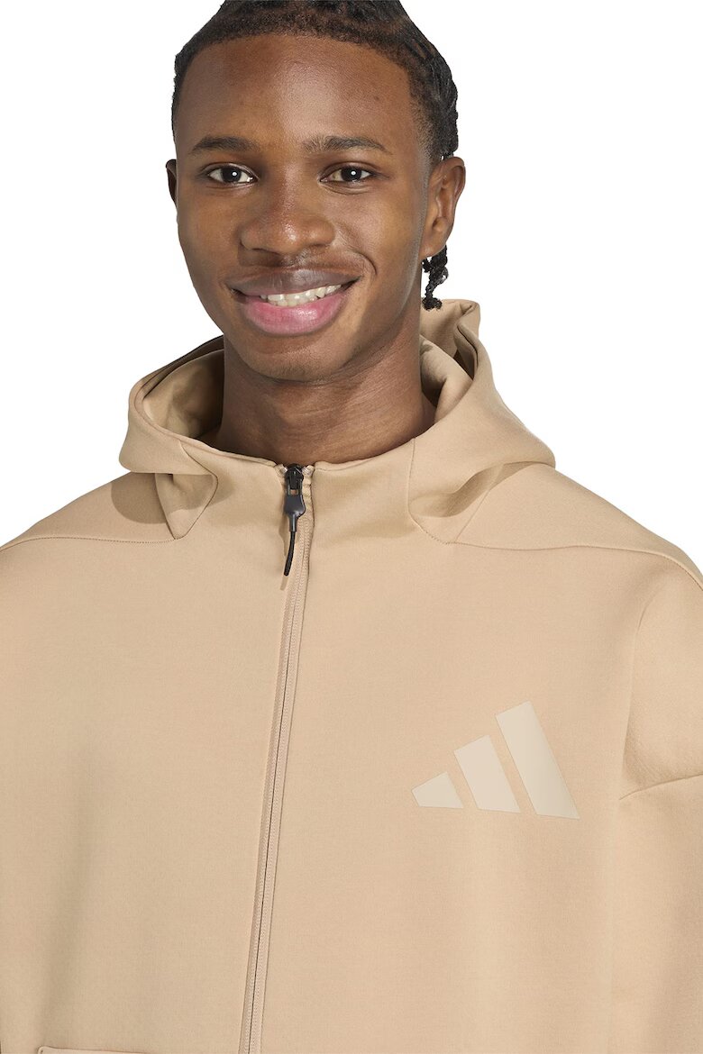 adidas Sportswear Худи Z.N.E. с цип Бежов/Тъмнобежово
