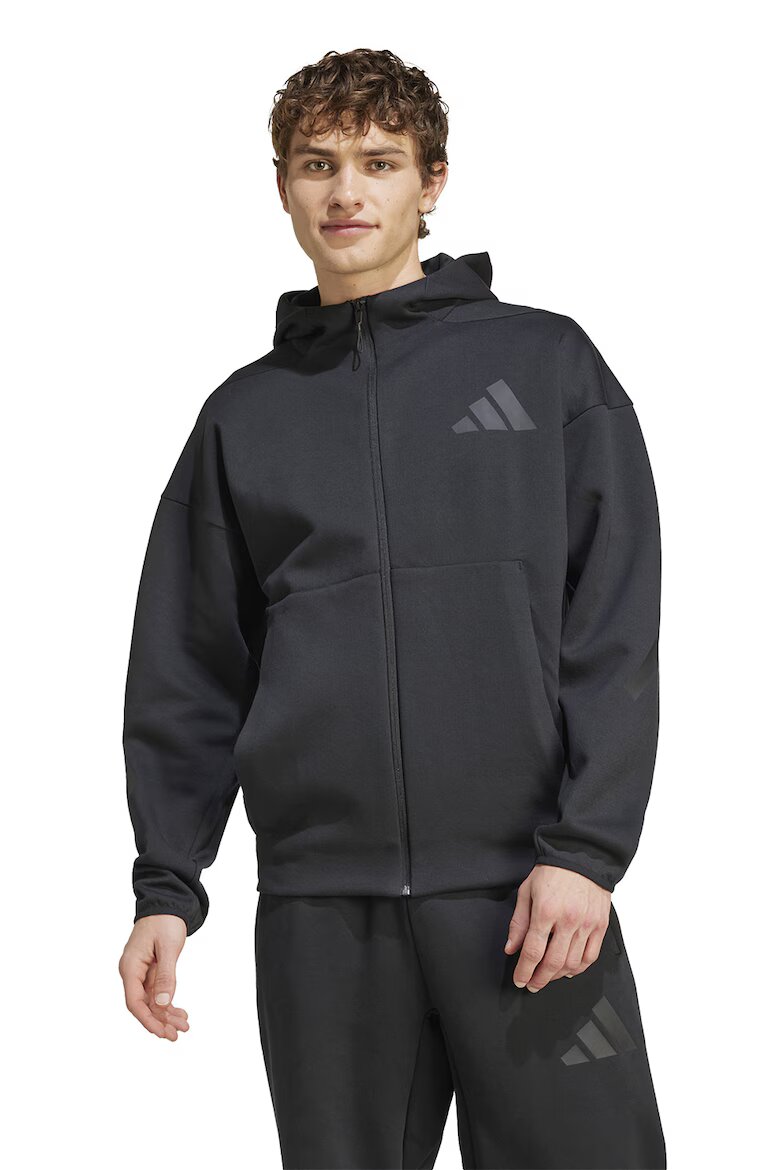 adidas Sportswear Худи Z.N.E. с цип Черен