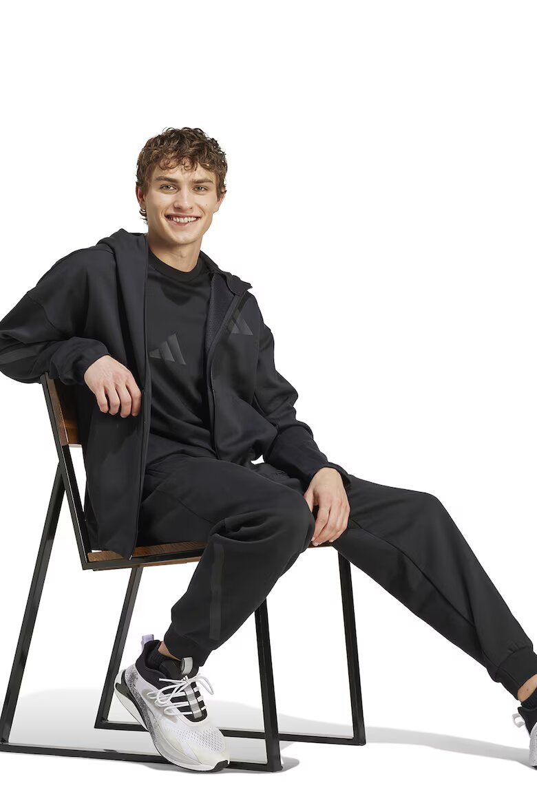 adidas Sportswear Худи Z.N.E. с цип Черен