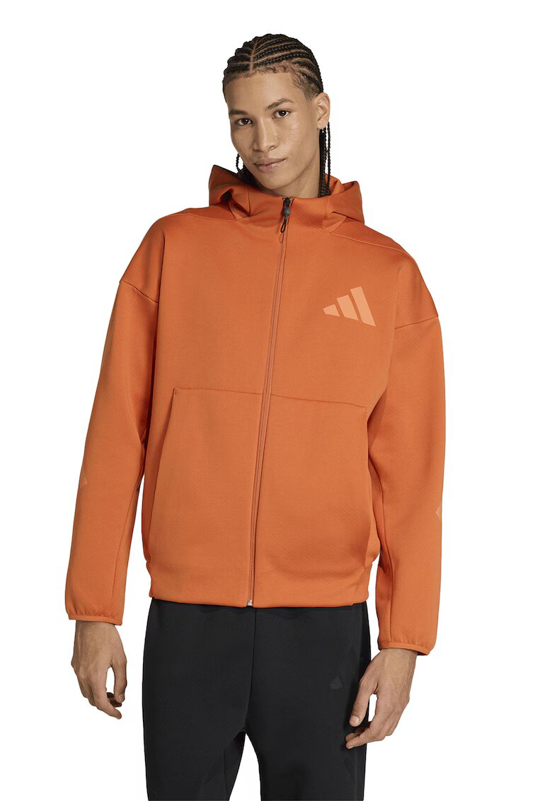 adidas Sportswear Худи Z.N.E. с цип - Оранжев