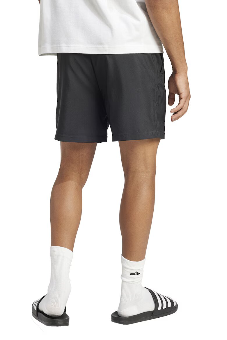 adidas Sportswear Къс панталон с джобове встрани Бял/Черен