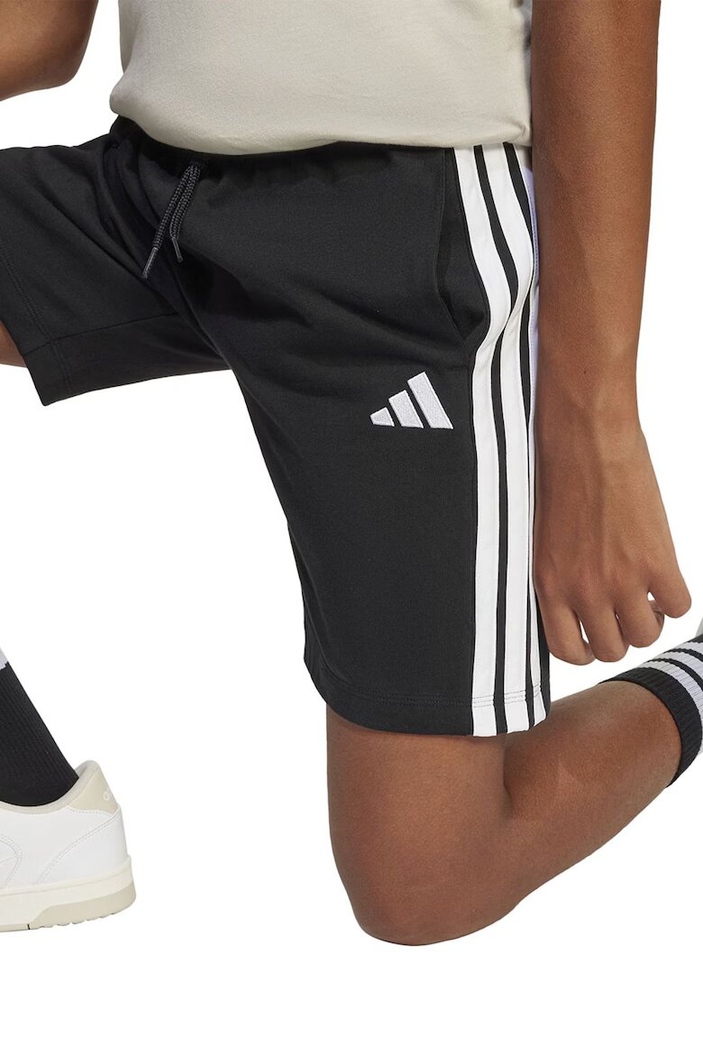 adidas Sportswear Къс панталон с връзка и джобове встрани Черен