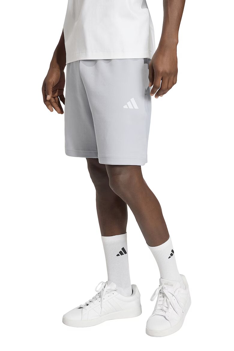 adidas Sportswear Къс спортен панталон Future Icons с лого Светло сив