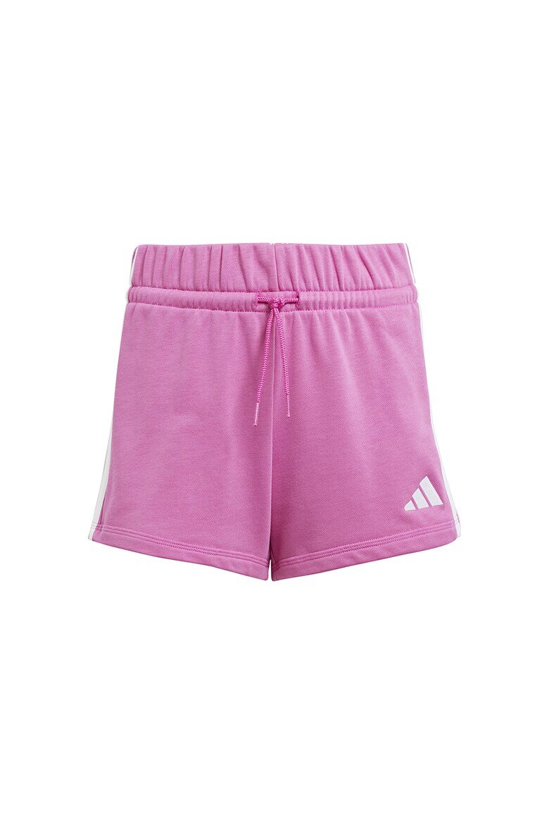 adidas Sportswear Къс спортен панталон с връзка Бял/Розово