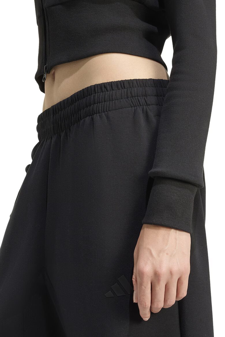 adidas Sportswear Късо худи с лого Черен