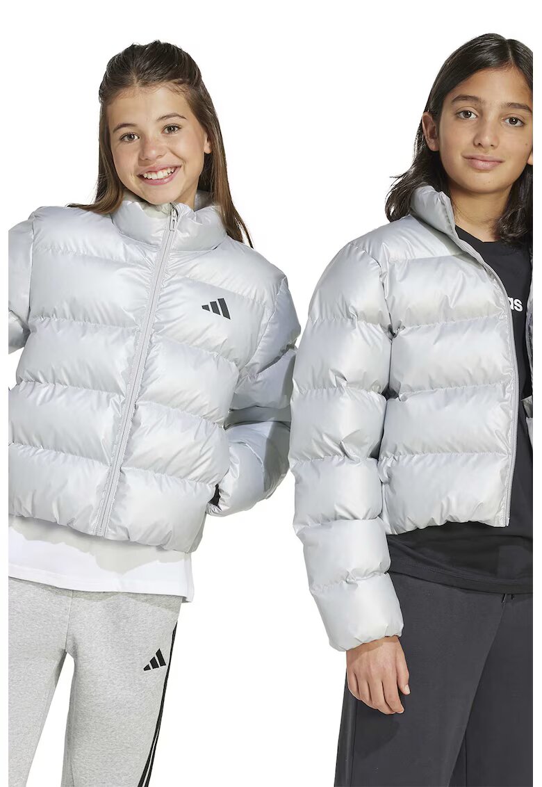 adidas Sportswear Късо капитоирано зимно яке със странични джобове