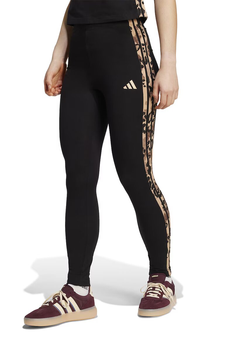 adidas Sportswear Клин с памук с лого Черен/Камел