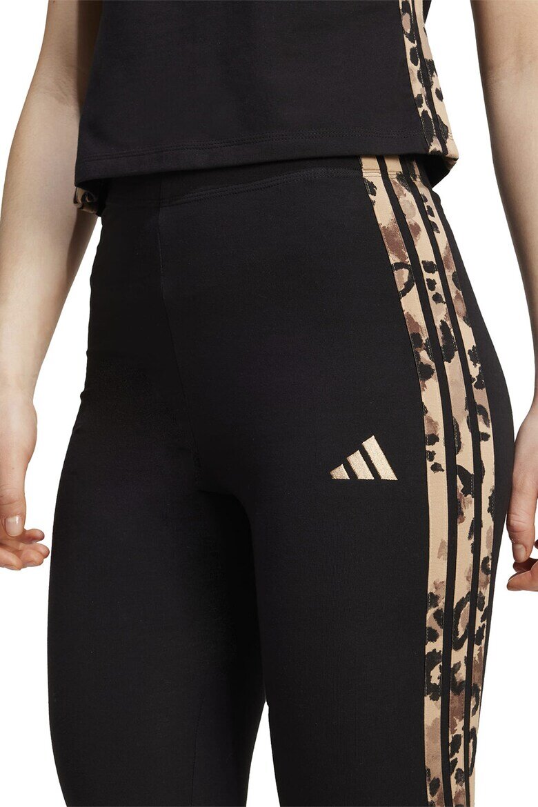 adidas Sportswear Клин с памук с лого Черен/Камел
