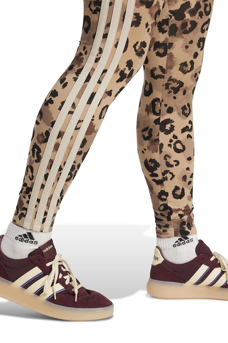 adidas Sportswear Клин с памук с лого Тъмнокафяв/Камел