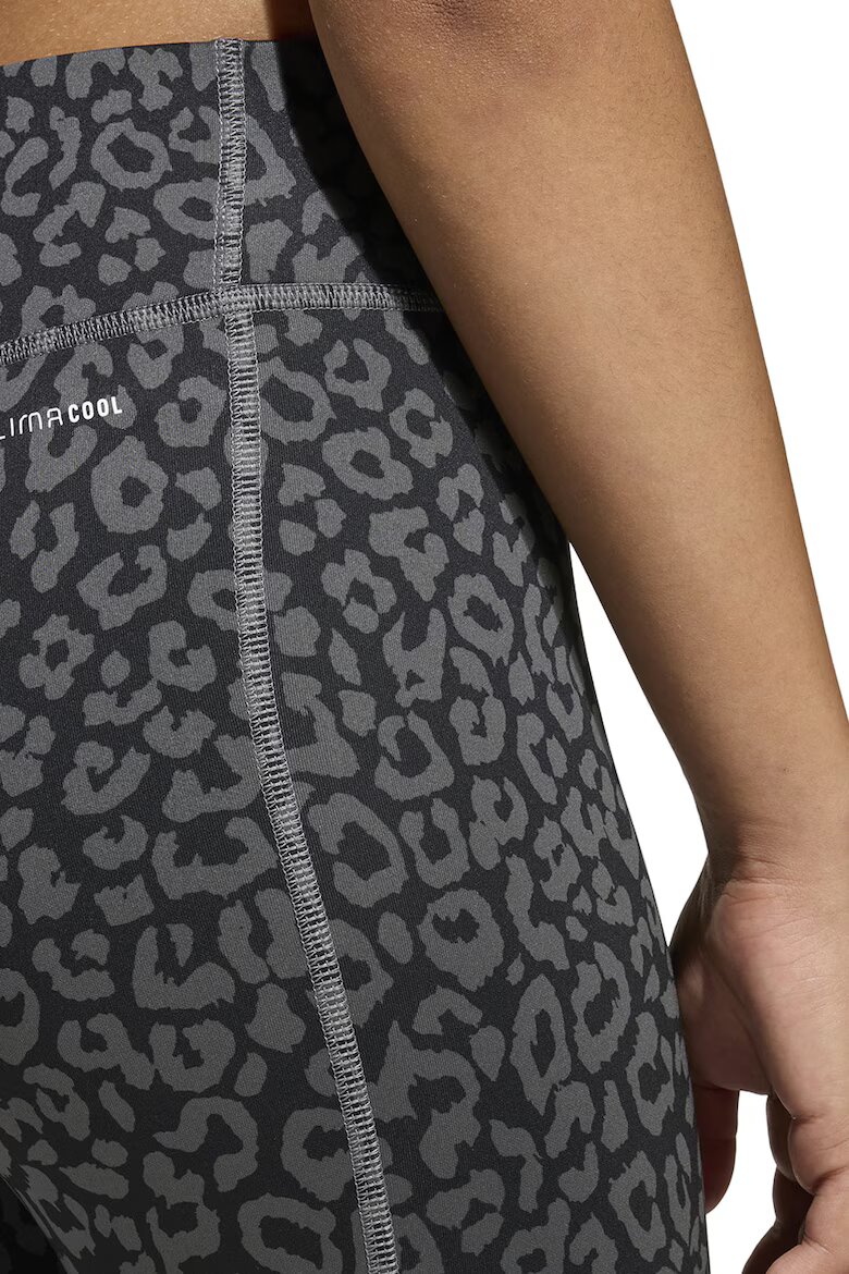 adidas Sportswear Клин с висока талия и десен Черен/Сив