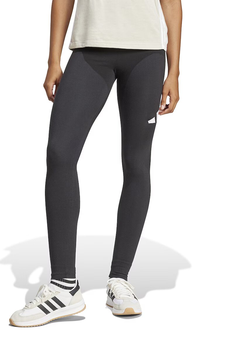adidas Sportswear Клин с висока талия и лого Черен/Бял