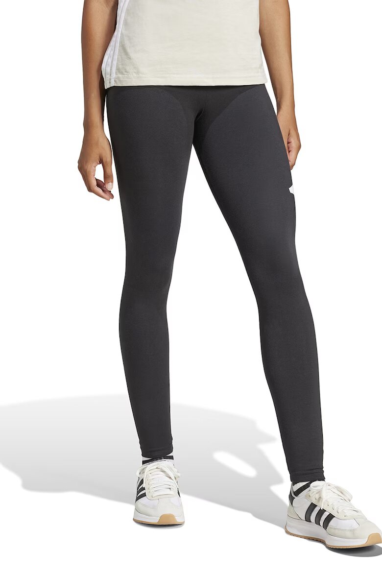 adidas Sportswear Клин с висока талия и лого Черен/Бял