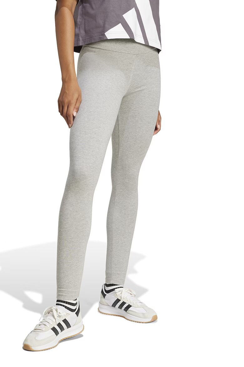 adidas Sportswear Клин с висока талия и лого Черен/Светло сив