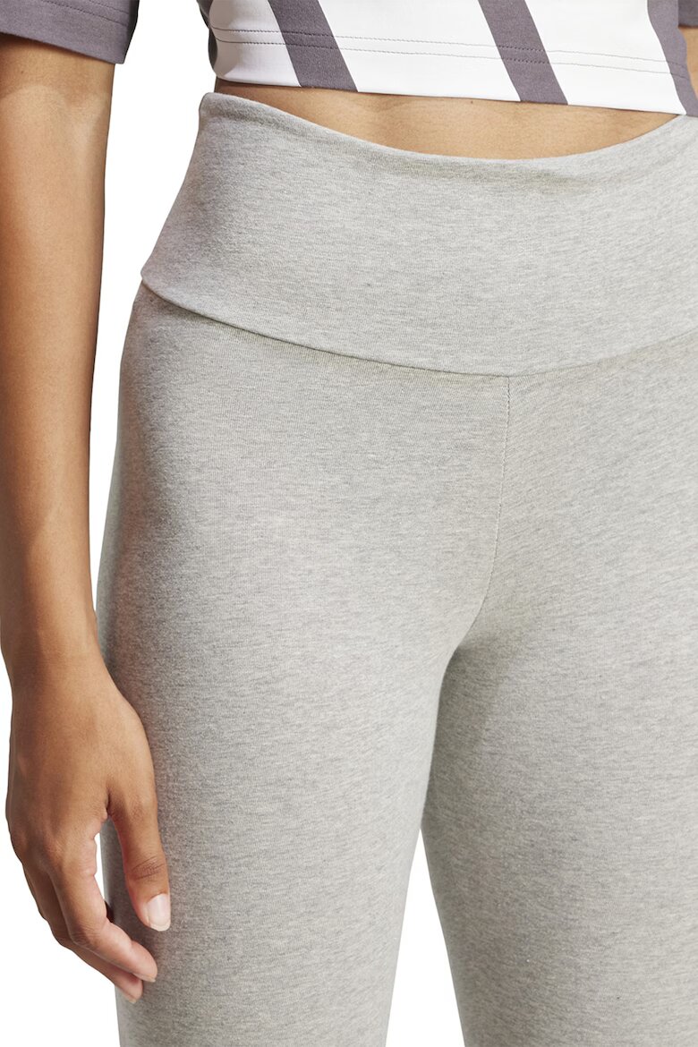 adidas Sportswear Клин с висока талия и лого Черен/Светло сив