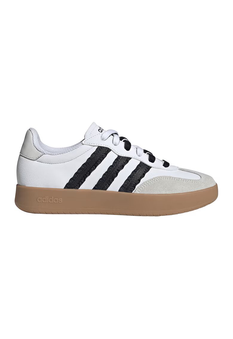adidas Sportswear Кожени маратонки Barreda с велур - Бял/Черен