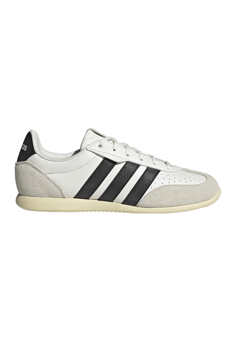 adidas Sportswear Кожени спортни обувки Barred с нисък профил - Бял/Черен/Крем