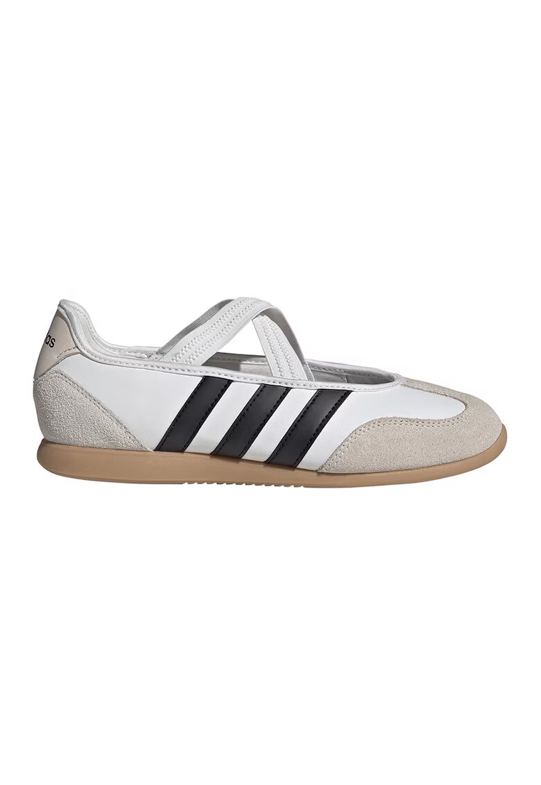 adidas Sportswear Кожени спортни обувки Barreda Mary Jane - Избеляло черно/Светло кафяво/Бял