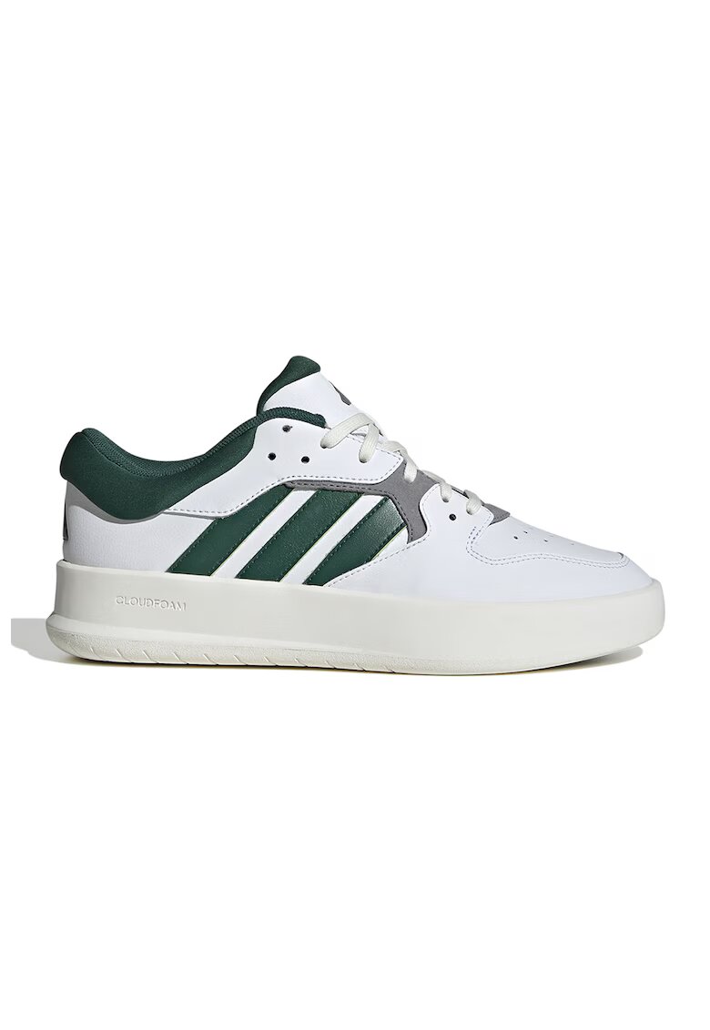adidas Sportswear Кожени спортни обувки Court 24 - Бял/Тъмнозелен/Tъмносив