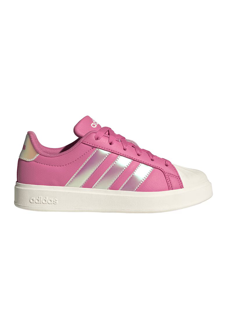 adidas Sportswear Маратонки Street Talk от еко кожа с холограмни детайли - Фуксия/Сребрист