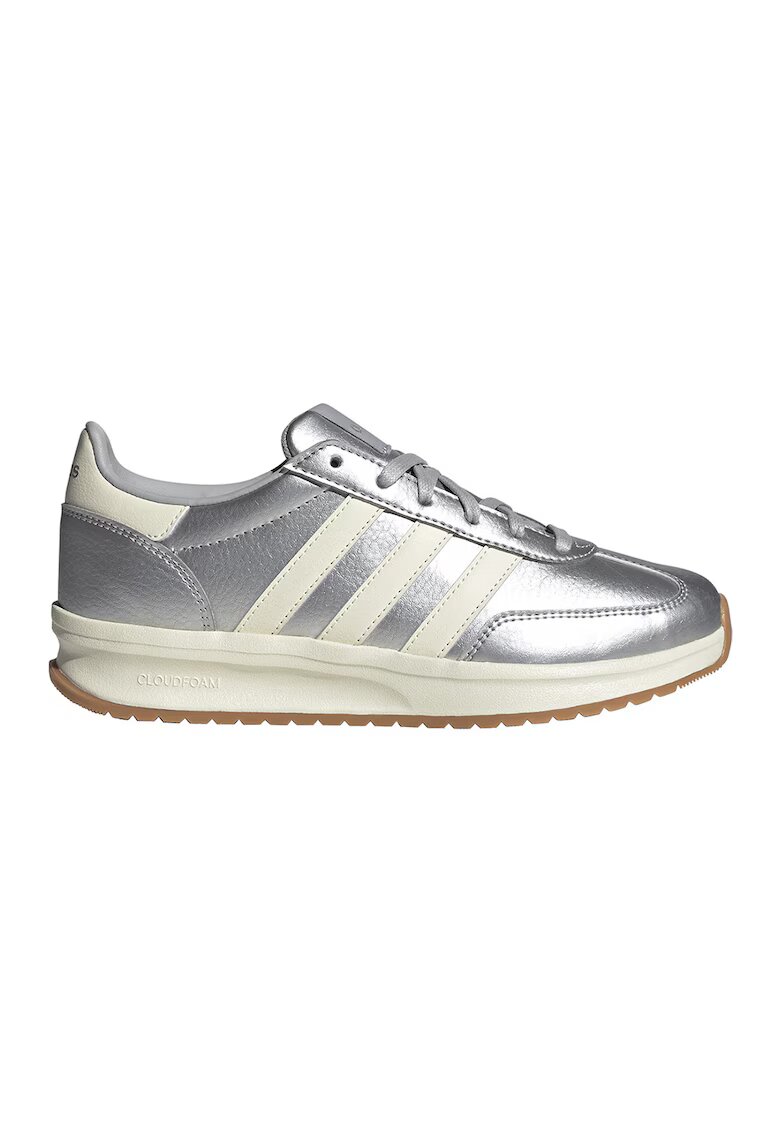 adidas Sportswear Метализирани спортни обувки Run 70s 2.0 от еко кожа - Бял/Сребрист