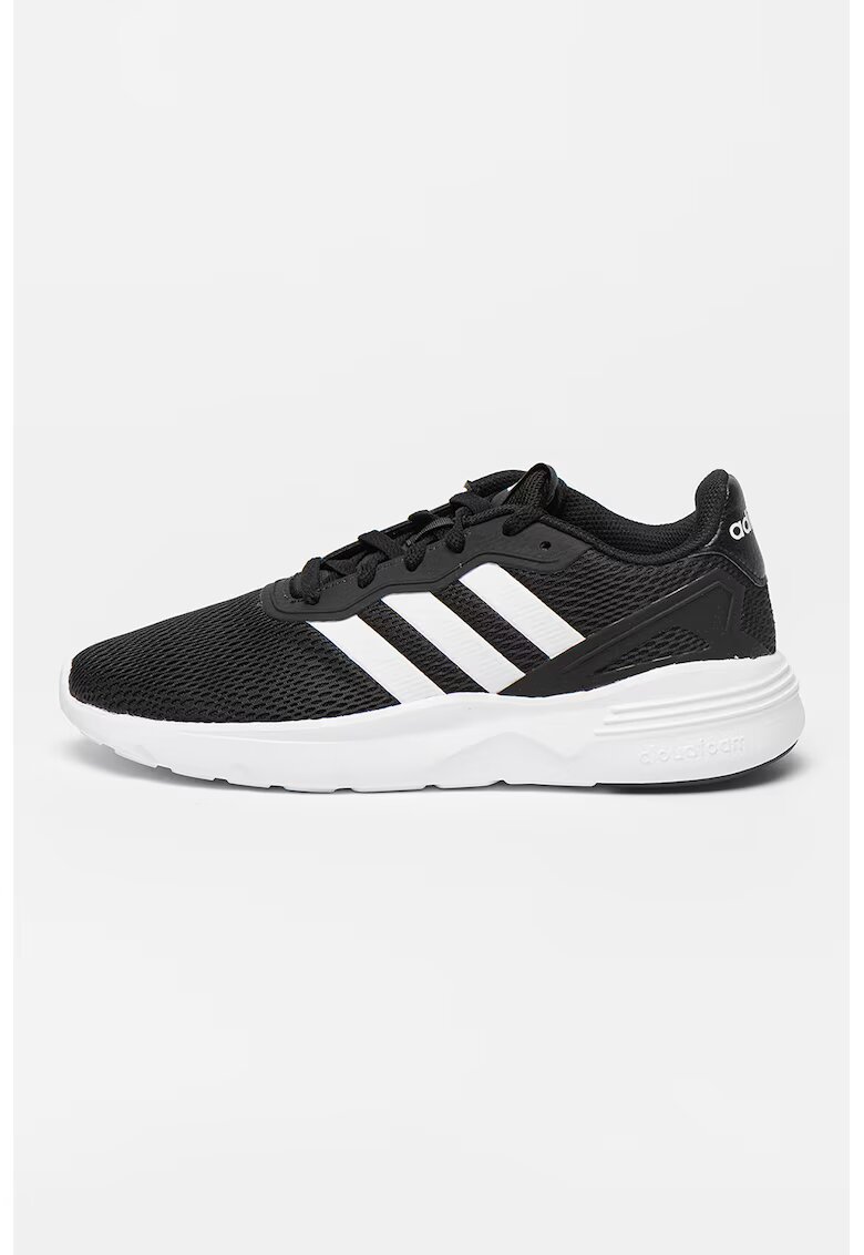 adidas Sportswear Мрежести спортни обувки Nebzed с лого - Черен/Бял