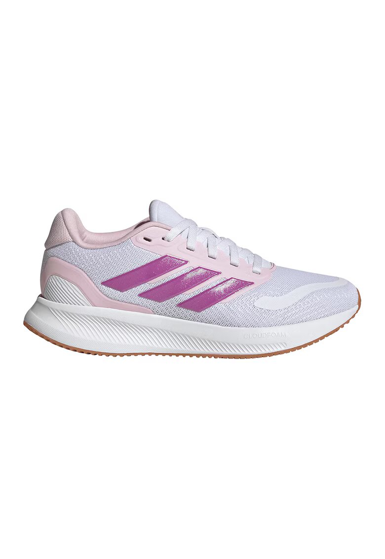 adidas Sportswear Мрежести спортни обувки Run Falcon 5 - Бял/Светло сив/Фанданго розово