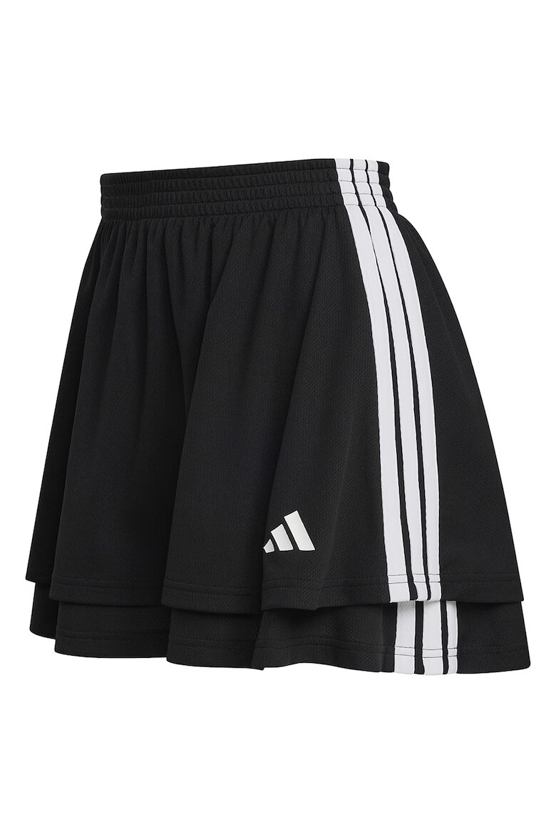 adidas Sportswear Набрана пола с контрастни кантове Черен