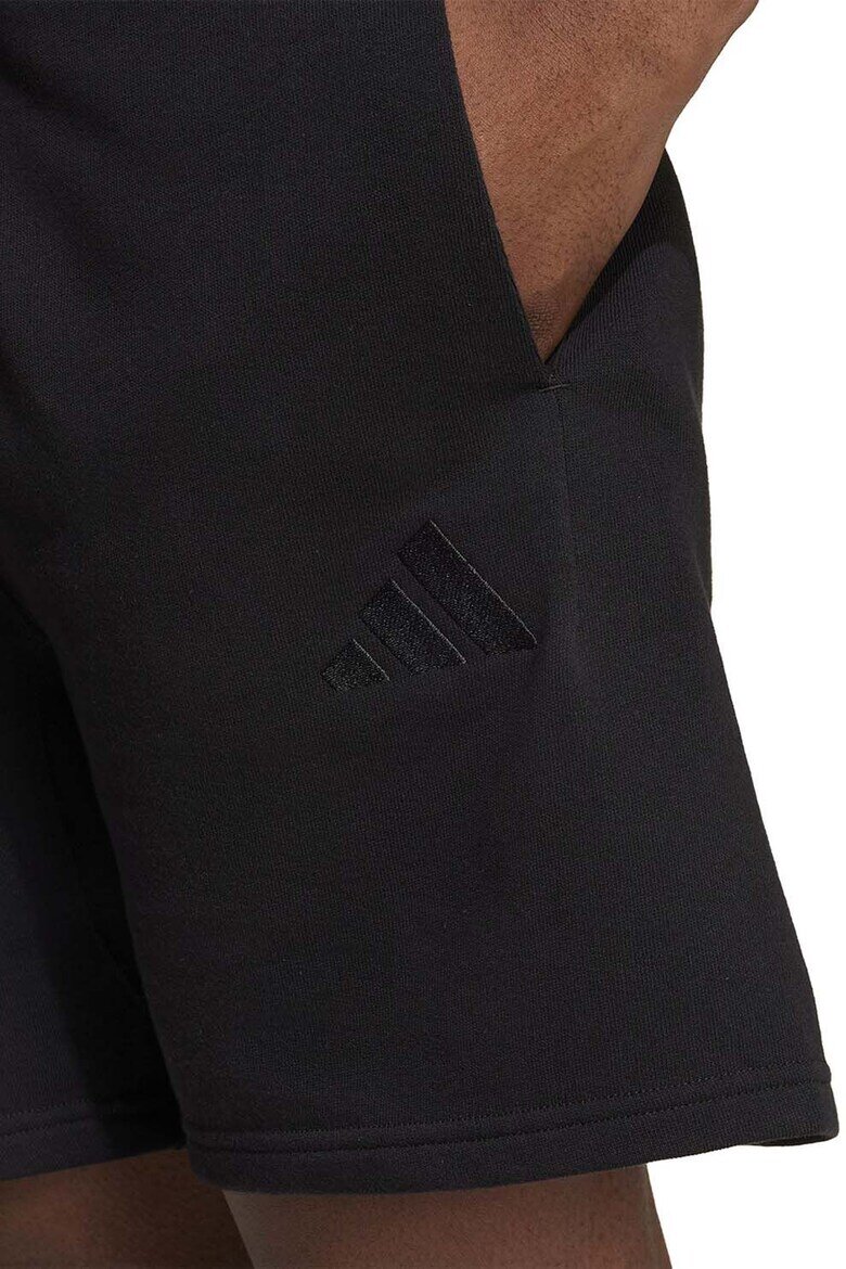 adidas Sportswear Памучен къс панталон Черен
