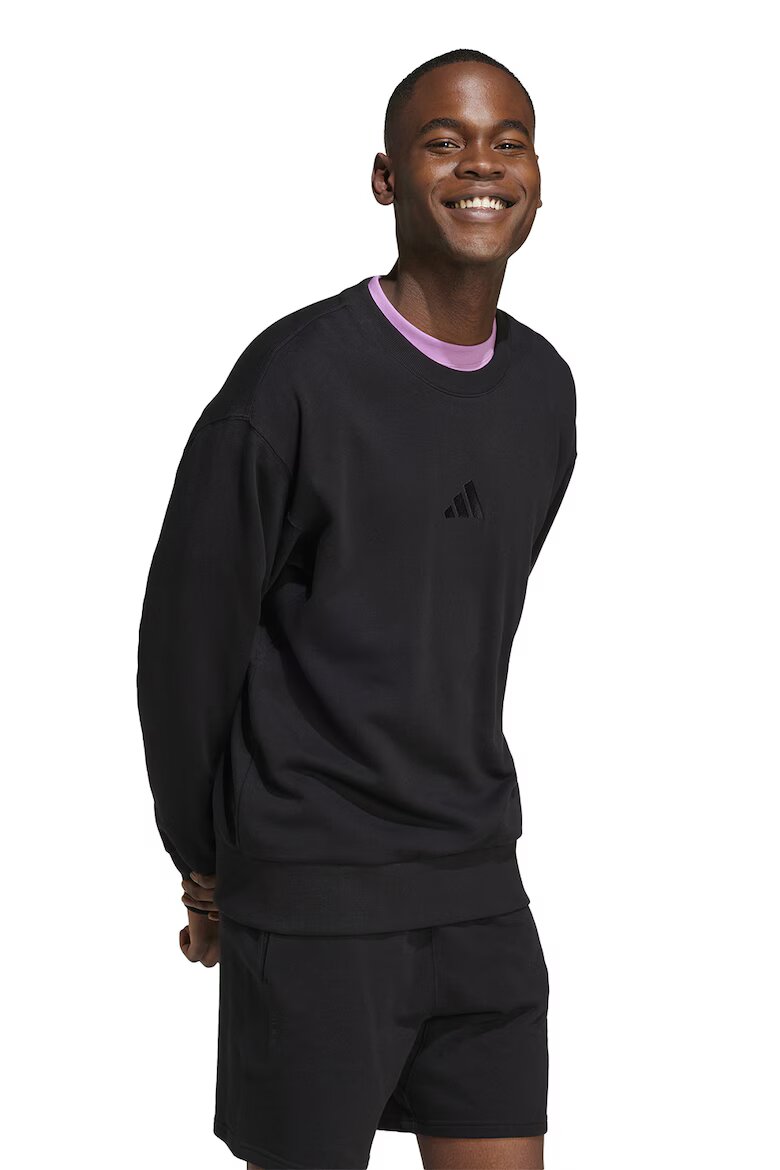 adidas Sportswear Памучен суитшърт ALL SZN Черен