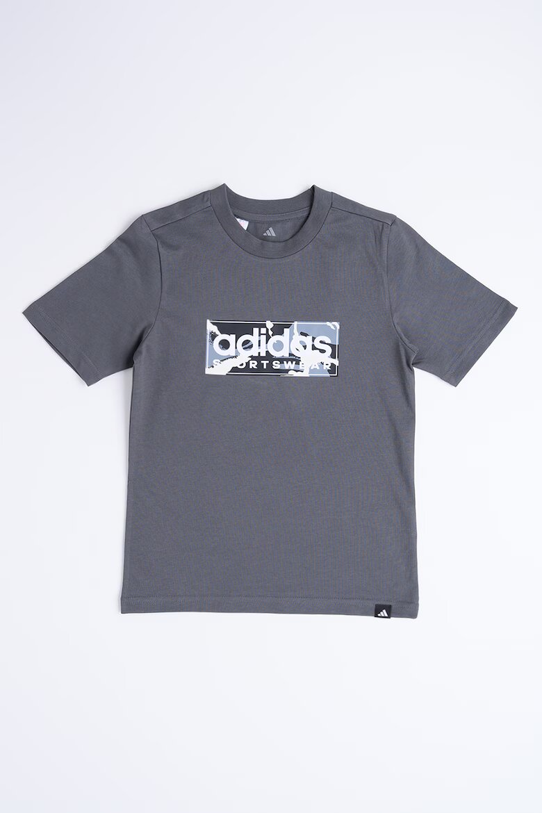 adidas Sportswear Памучна тениска Camo с лого